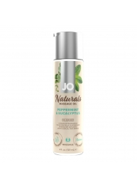 Массажное масло с ароматом перечной мяты и эвкалипта JO Naturals Peppermint   Eucalyptus - 120 мл. - System JO - купить с доставкой в Рыбинске