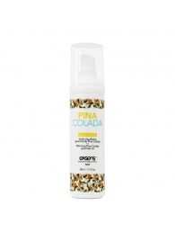 Разогревающее массажное масло с ароматом пина колада Gourmet Pina Colada - 50 мл. - Exsens - купить с доставкой в Рыбинске