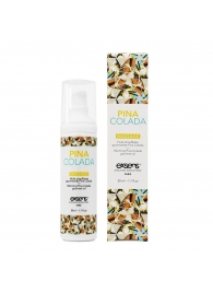 Разогревающее массажное масло с ароматом пина колада Gourmet Pina Colada - 50 мл. - Exsens - купить с доставкой в Рыбинске