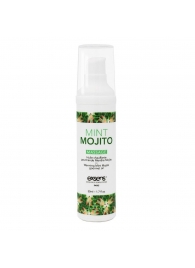 Разогревающее массажное масло с ароматом мохито Gourmet Mint Mojito - 50 мл. - Exsens - купить с доставкой в Рыбинске