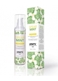 Разогревающее массажное масло Gourmet Spearmint Organic с органическими ингредиентами - 50 мл. - Exsens - купить с доставкой в Рыбинске