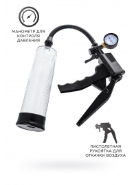 Прозрачная механическая помпа для пениса Viggo - Sexus - в Рыбинске купить с доставкой