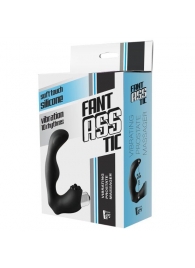 Черный вибромассажер простаты FantASStic Vibrating Prostate Massager - 11,3 см. - Dream Toys - в Рыбинске купить с доставкой