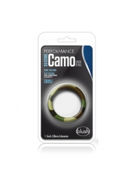 Эрекционное кольцо камуфляжной расцветки Silicone Camo Cock Ring - Blush Novelties - в Рыбинске купить с доставкой