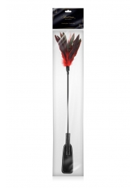 Стек-щекоталка Sweet Caress Feather Whip - 58 см. - Sweet Caress - купить с доставкой в Рыбинске