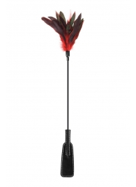 Стек-щекоталка Sweet Caress Feather Whip - 58 см. - Sweet Caress - купить с доставкой в Рыбинске