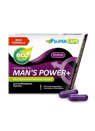 Возбуждающее средство для мужчин Mans Power plus - 10 капсул (0,35 гр.) +1 в подарок - SuperCaps - купить с доставкой в Рыбинске