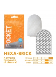 Карманный мастурбатор HEXA-BRICK - Tenga - в Рыбинске купить с доставкой