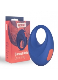 Синее эрекционное кольцо RRRING Casual Date Cock Ring - FeelzToys - в Рыбинске купить с доставкой