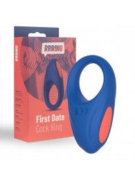 Синее эрекционное кольцо RRRING First Date Cock Ring - FeelzToys - в Рыбинске купить с доставкой