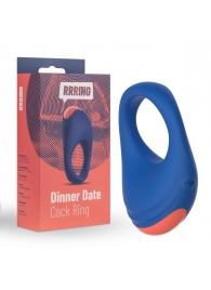 Синее эрекционное кольцо RRRING Dinner Date Cock Ring - FeelzToys - в Рыбинске купить с доставкой