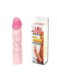 Удлиняющая насадка на пенис Deep Love - 21,5 см. - Baile - в Рыбинске купить с доставкой