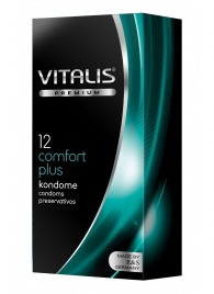 Контурные презервативы VITALIS PREMIUM comfort plus - 12 шт. - Vitalis - купить с доставкой в Рыбинске