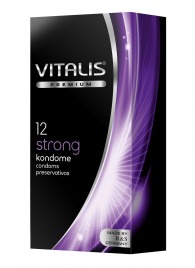 Презервативы с утолщённой стенкой VITALIS PREMIUM strong - 12 шт. - Vitalis - купить с доставкой в Рыбинске