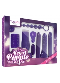 Эротический набор Toy Joy Mega Purple - Toy Joy - купить с доставкой в Рыбинске