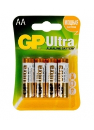 Батарейки алкалиновые GP Ultra Alkaline AA/LR6 - 4 шт. - Элементы питания - купить с доставкой в Рыбинске