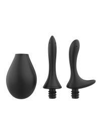 Черный анальный душ Nexus Anal Douche Set с 2 сменными насадками - Nexus Range - купить с доставкой в Рыбинске