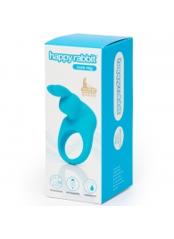 Голубое эрекционное виброкольцо Happy Rabbit Rechargeable Rabbit Cock Ring - Happy Rabbit - в Рыбинске купить с доставкой