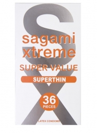 Ультратонкие презервативы Sagami Xtreme Superthin - 36 шт. - Sagami - купить с доставкой в Рыбинске