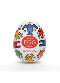 Мастурбатор-яйцо Keith Haring EGG DANCE - Tenga - в Рыбинске купить с доставкой