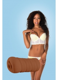 Коричневый мастурбатор-вагина BRIANNA - Dream Toys - в Рыбинске купить с доставкой