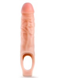 Телесная насадка на пенис 9 Inch Cock Sheath Extender - 22,2 см. - Blush Novelties - в Рыбинске купить с доставкой