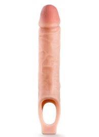 Телесная насадка на пенис 10 Inch Cock Sheath Extender - 25 см. - Blush Novelties - в Рыбинске купить с доставкой