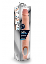 Телесная насадка на пенис 11.5 Inch Cock Sheath Penis Extender - 29,2 см. - Blush Novelties - в Рыбинске купить с доставкой