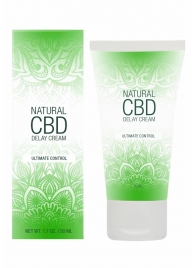 Крем-пролонгатор Natural CBD Delay Cream - 50 мл. - Shots Media BV - купить с доставкой в Рыбинске