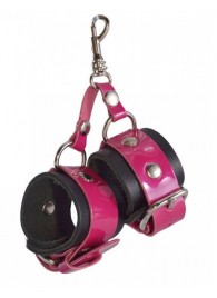 Розово-черный брелок  Наручники - Sitabella - купить с доставкой в Рыбинске