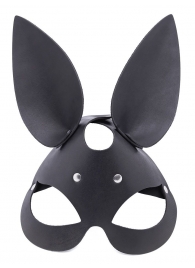 Черная гладкая маска  Зайка  с длинными ушками - Crazy Handmade - купить с доставкой в Рыбинске
