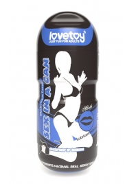 Мастурбатор-ротик с вибрацией Sex In A Can Mouth Lotus Tunnel - Lovetoy - в Рыбинске купить с доставкой