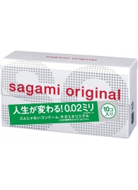 Ультратонкие презервативы Sagami Original 0.02 - 10 шт. - Sagami - купить с доставкой в Рыбинске