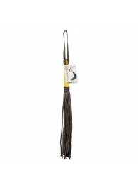 Черная плеть с желтой рукоятью Boundless Flogger - 69,25 см. - California Exotic Novelties - купить с доставкой в Рыбинске