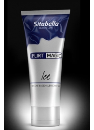 Силиконовая гель-смазка FLIRT MAGIC Ice с лёгким пролонгирующим эффектом - 75 мл. - Sitabella - купить с доставкой в Рыбинске