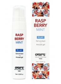 Возбуждающий гель Raspberry Mint с ароматом малины и мяты - 15 мл. - Exsens - купить с доставкой в Рыбинске