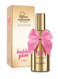 Гель с ароматом жвачки Bubblegum 2-in-1 Scented Silicone Massage And Intimate Gel - 100 мл. - Bijoux Indiscrets - купить с доставкой в Рыбинске