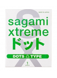 Презерватив Sagami Xtreme Type-E с точками - 1 шт. - Sagami - купить с доставкой в Рыбинске