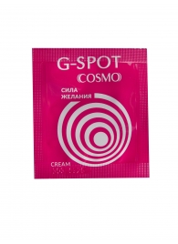 Стимулирующий интимный крем для женщин Cosmo G-spot - 2 гр. - Биоритм - купить с доставкой в Рыбинске