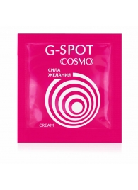 Стимулирующий интимный крем для женщин Cosmo G-spot - 2 гр. - Биоритм - купить с доставкой в Рыбинске