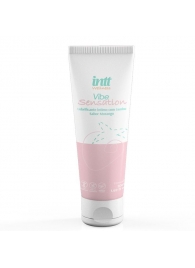 Лубрикант на водной основе Vibe Sensation с клубничным вкусом и легким вибрирующим эффектом - 50 гр. - INTT - купить с доставкой в Рыбинске