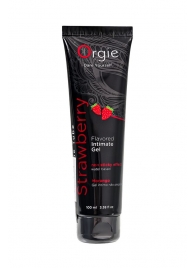 Интимный гель на водной основе Lube Tube Strawberry с клубничным вкусом - 100 мл. - ORGIE - купить с доставкой в Рыбинске