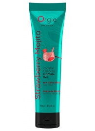 Съедобный интимный гель Orgie Lube Tube Cocktail Strawberry Mojito - 100 мл. - ORGIE - купить с доставкой в Рыбинске