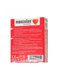 Презервативы Masculan Sensitive plus - 3 шт. - Masculan - купить с доставкой в Рыбинске