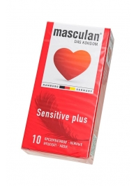 Презервативы Masculan Sensitive plus - 10 шт. - Masculan - купить с доставкой в Рыбинске