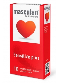 Презервативы Masculan Sensitive plus - 10 шт. - Masculan - купить с доставкой в Рыбинске