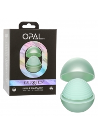 Зеленый вибромассажер Opal Ripple Massager - California Exotic Novelties