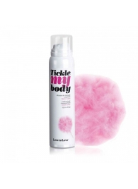 Массажная хрустящая пенка Tickle My Body Cotton Candy с ароматом сладкой ваты - 150 мл. - Love to Love - купить с доставкой в Рыбинске