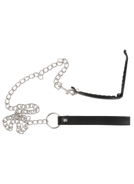 Зажим для половых губ с поводком Pussy Clamp With A Leash - Orion - купить с доставкой в Рыбинске