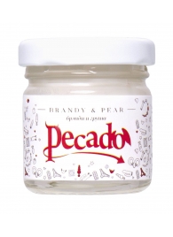 Массажная свеча Brandy   Pear - 35 мл. - Pecado - купить с доставкой в Рыбинске